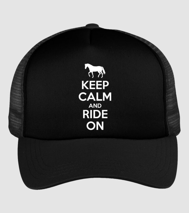 keep calm model negru pe tricou