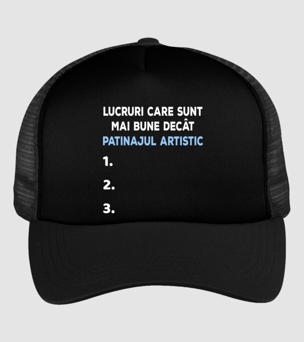 Lucruri care sunt mai bune decât patinajul artistic model negru pe tricou