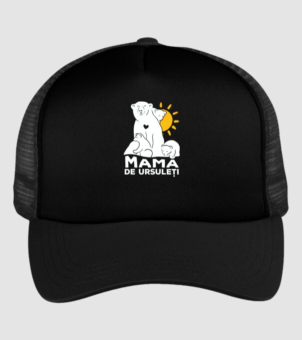 Minunată mamă de ursuleți model negru pe tricou