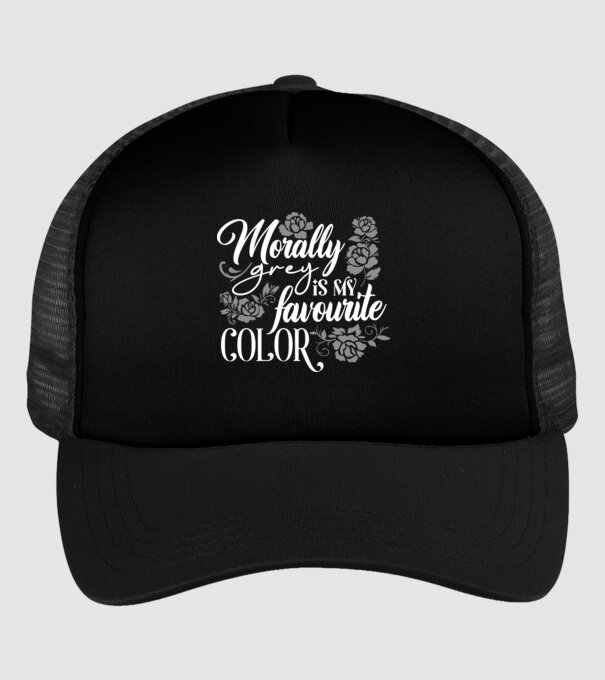 Moraly Gray is my favorite color model negru pe tricou