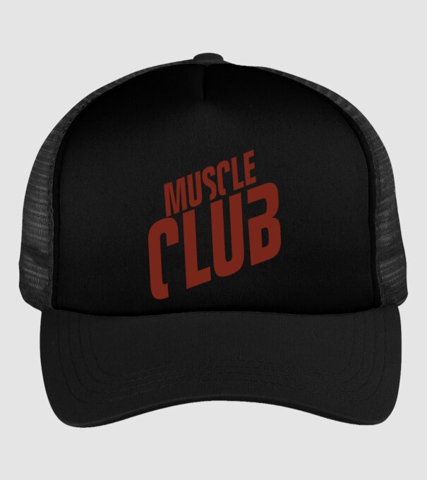 Muscle Club model negru pe tricou