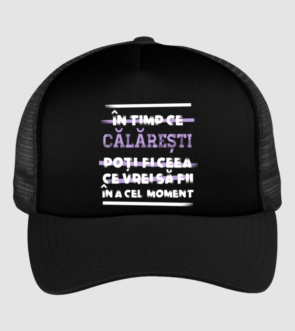 în timp ce călărești poți fi ceea ce vrei să fii - în acel moment model negru pe tricou