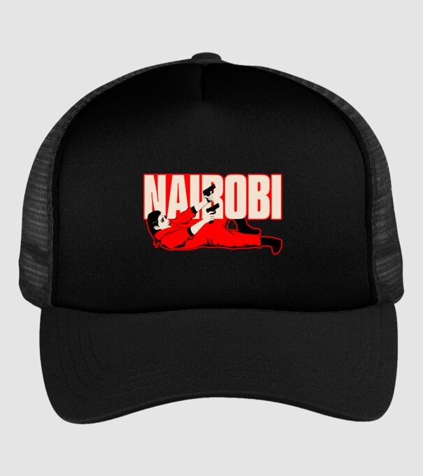 nairobi la casa de papel model negru pe tricou