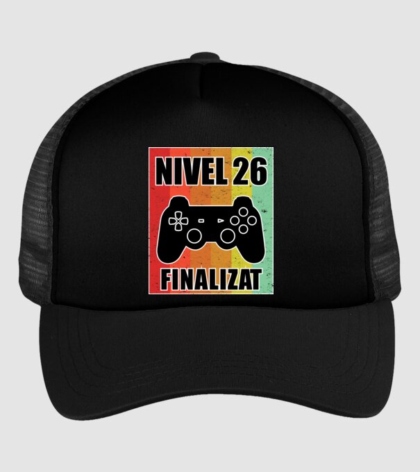 Nivel 26 finalizat model negru pe tricou
