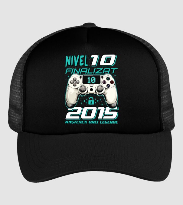 Nivel finalizat 10 2015 model negru pe tricou