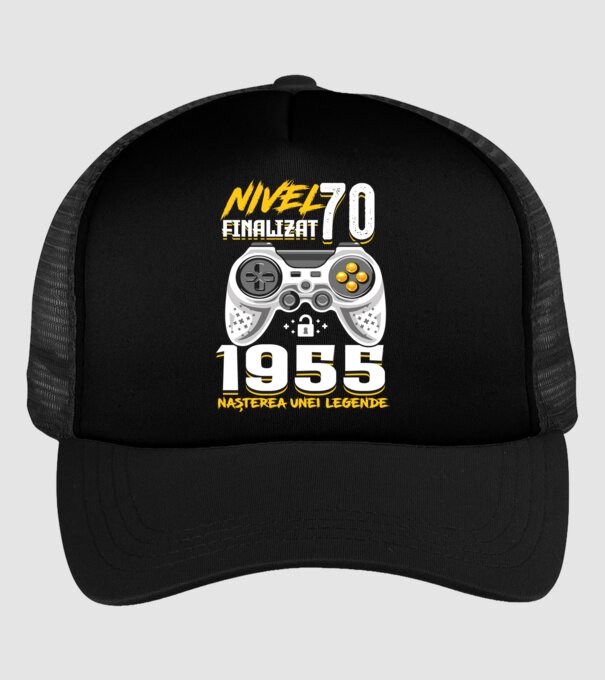 Nivel Finalizat 70 model negru pe tricou
