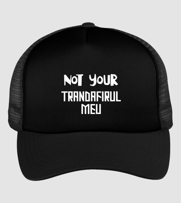 not your ... trandafirul meu model negru pe tricou