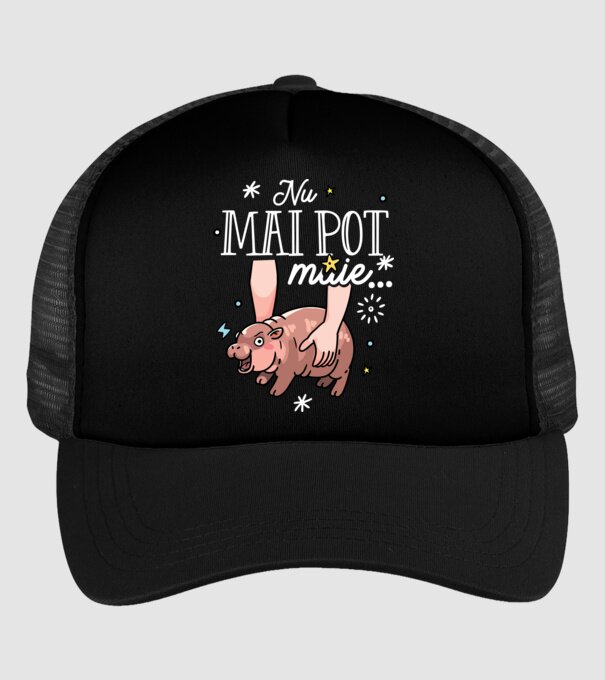 Nu mai pot muie... model negru pe tricou