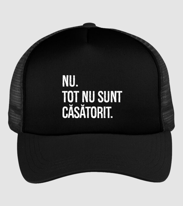 nu. tot nu sunt căsătorit. model negru pe tricou
