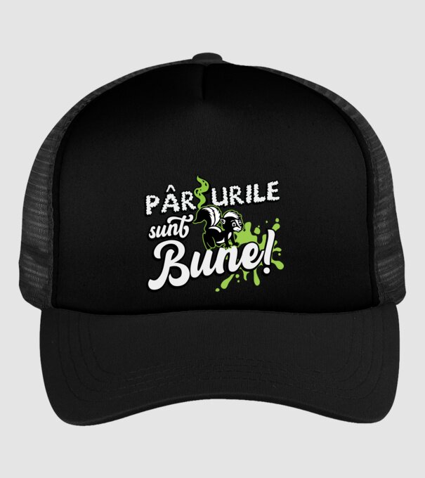 Pârțurile sunt bune model negru pe tricou