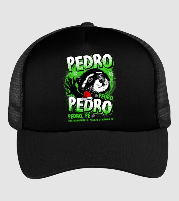 Pedro pedro christmas model negru pe tricou