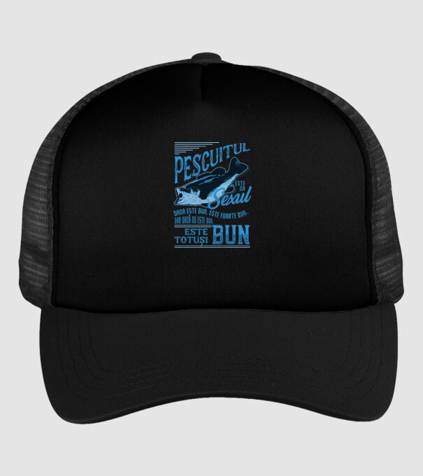pescuitul este ca sexul, dacă este bun, este foarte bun, dar dacă nu este bun, este totuși bun model negru pe tricou