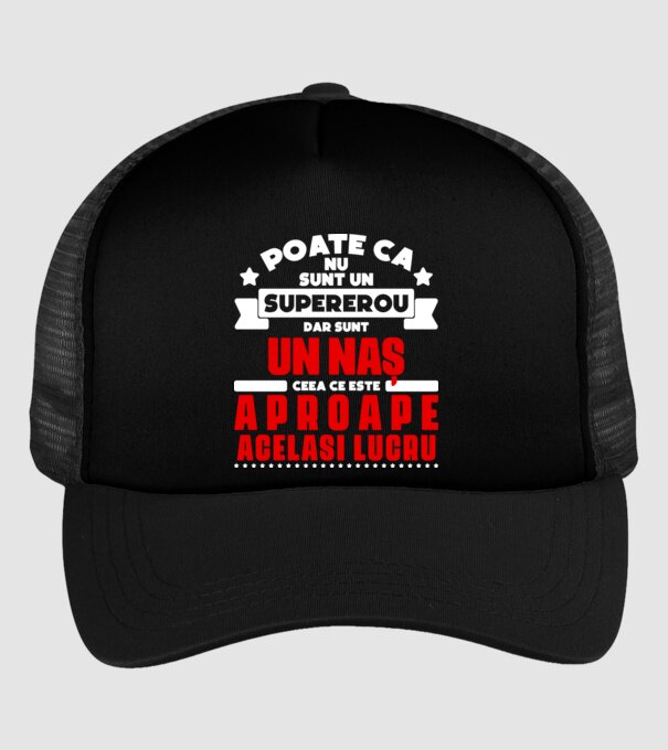 poate că nu sunt un supererou, dar sunt un naș, ceea ce este aproape același lucru model negru pe tricou