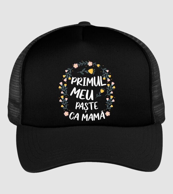 Primul meu Paște ca mamă model negru pe tricou