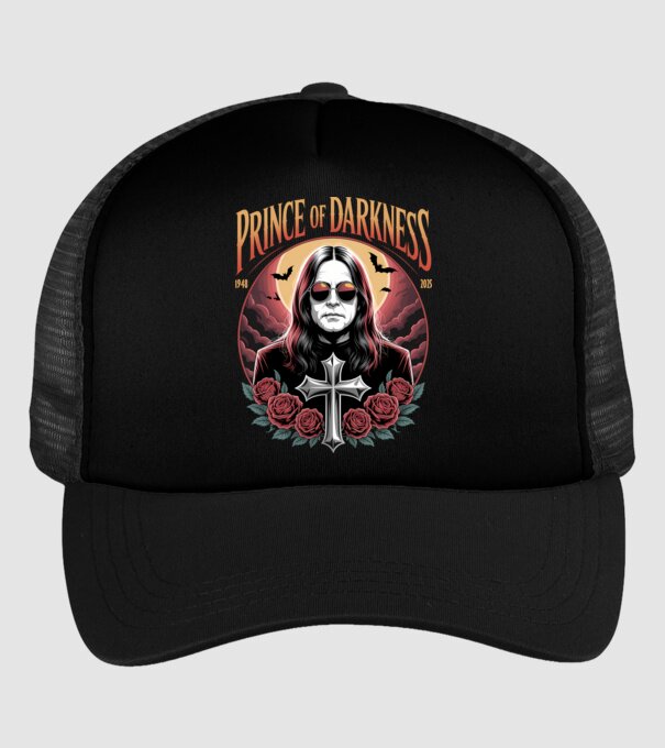 Prince of Darkness model negru pe tricou