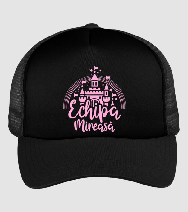 Prinţesă mireasă model negru pe tricou
