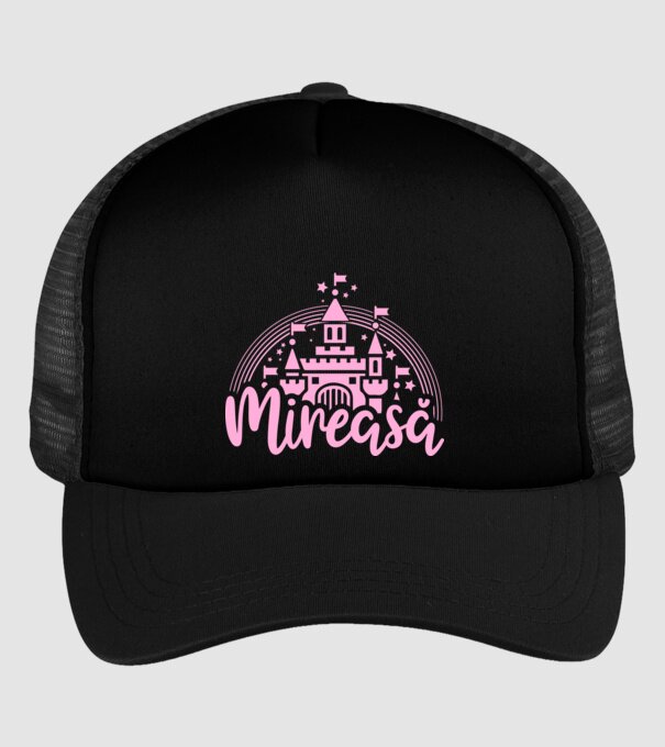 Prinţesă mireasă model negru pe tricou
