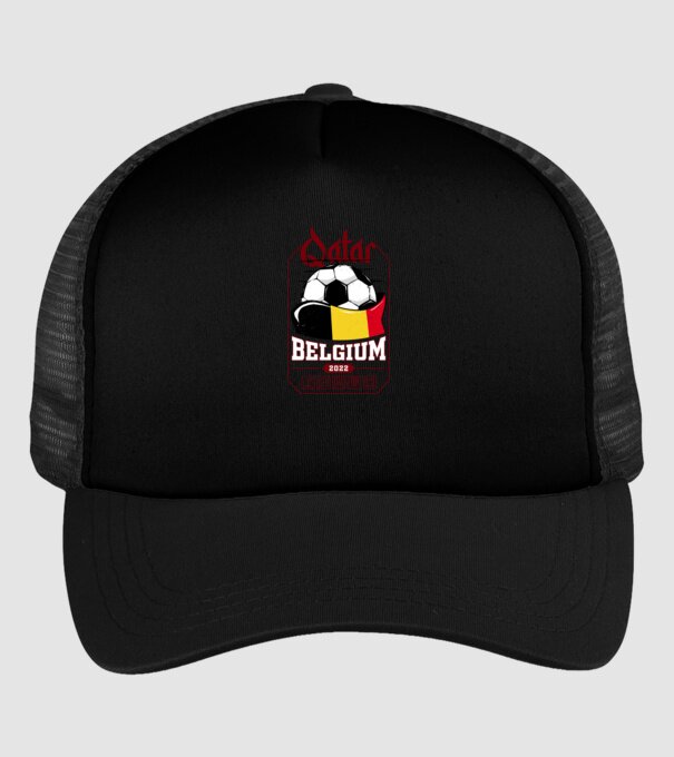 Qatar teams Belgium model negru pe tricou