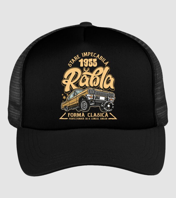 Rablă 1955 model negru pe tricou