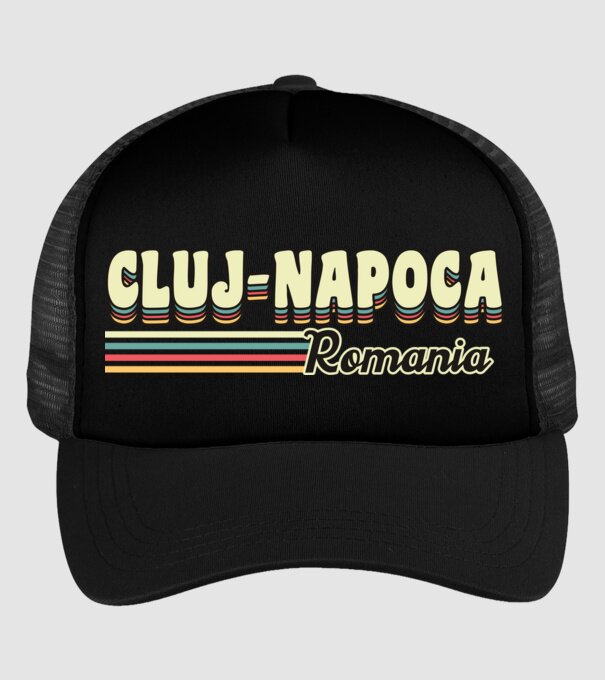România Cluj-Napoca model negru pe tricou