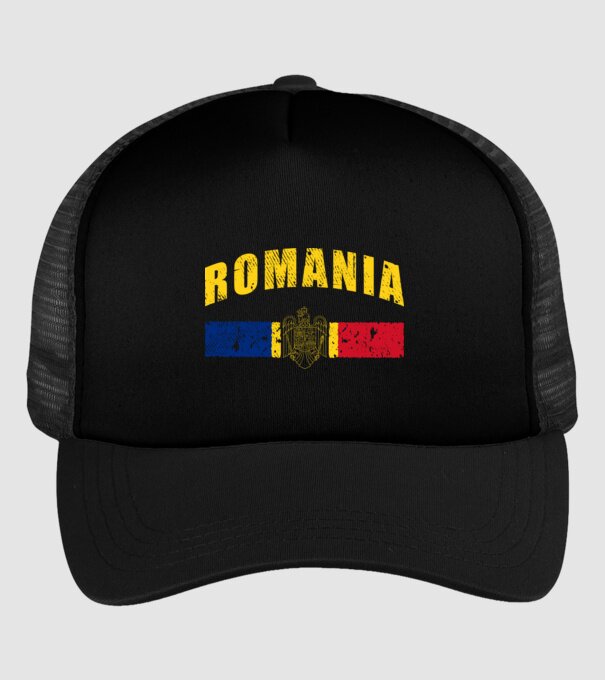 Romania coat of arms model negru pe tricou