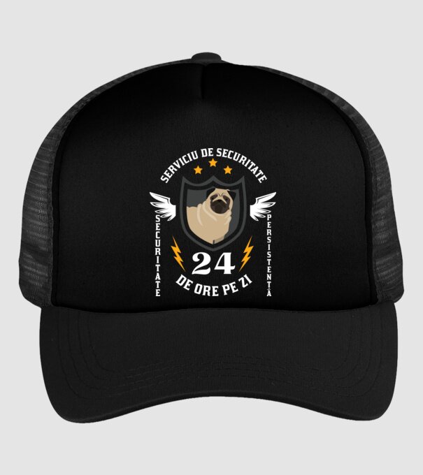 serviciu de securitate - securitate - persistență - 24 de ore pe zi model negru pe tricou