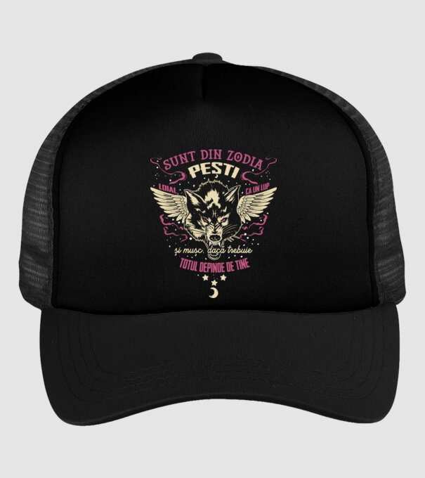 Peşti model negru pe tricou