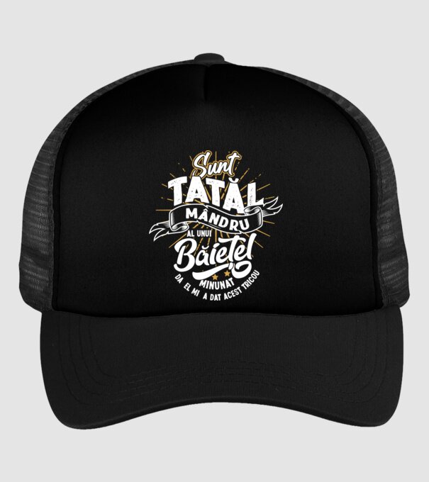 Sunt tatăl mândru al unui băiețel minunat - da, el mi-a dat acest tricou model negru pe tricou