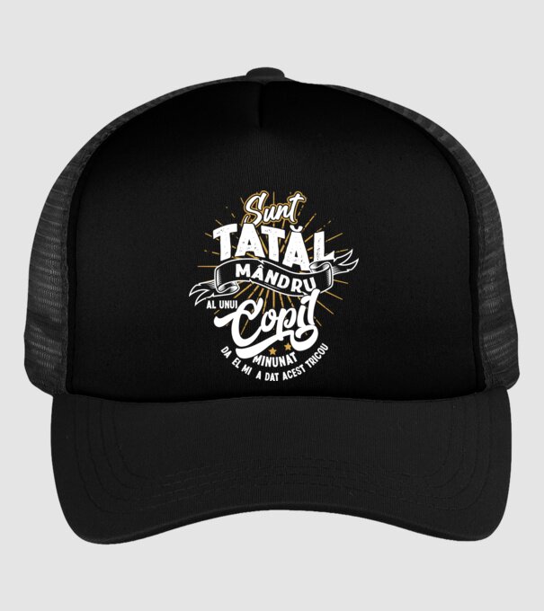 Sunt tatăl mândru al unui copil minunat - da, el mi-a dat acest tricou model negru pe tricou