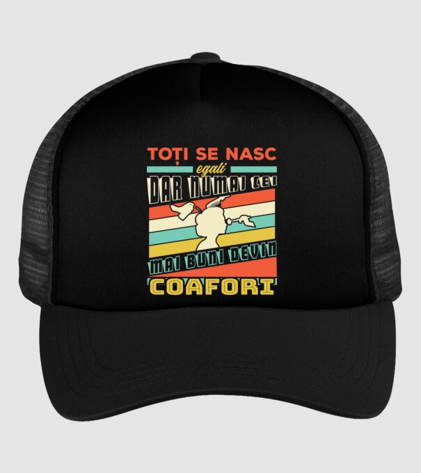 Toți se nasc egali, dar numai cei mai buni devin coafori model negru pe tricou