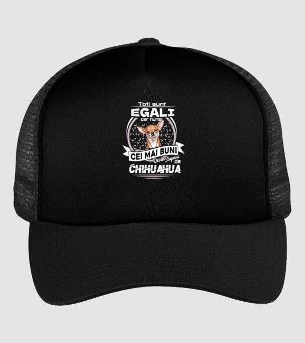 Toți sunt egali, dar numai cei mai buni devin stăpâni de chihuahua lght model negru pe tricou