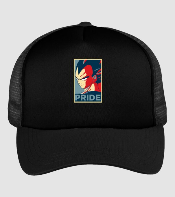 vegeta pride dragonball model negru pe tricou