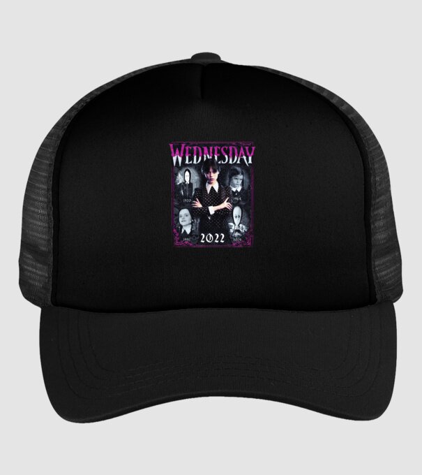 WEDNESDAY ADDAMS multi all time model negru pe tricou