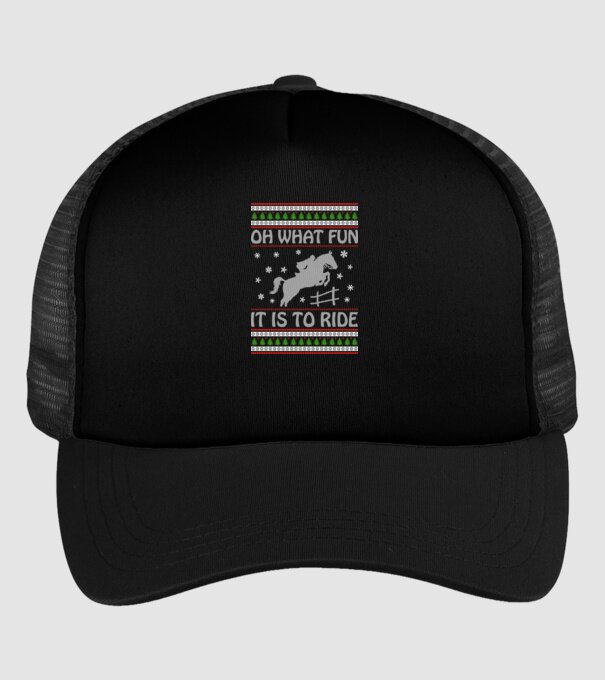 What Fun is to ride - Horse model negru pe tricou