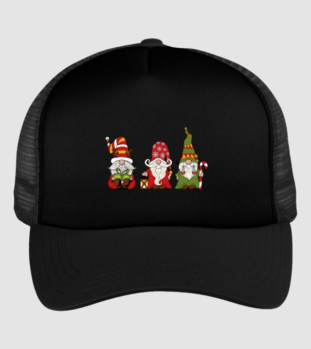 Xmas gnomes 2 model negru pe tricou