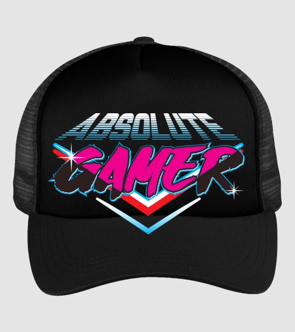 Absolute Gamer model negru pe tricou
