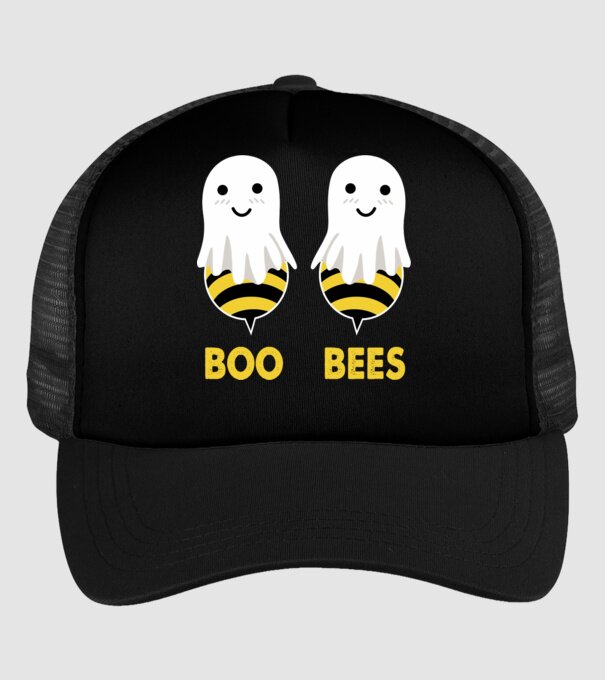 Boo bees model negru pe tricou