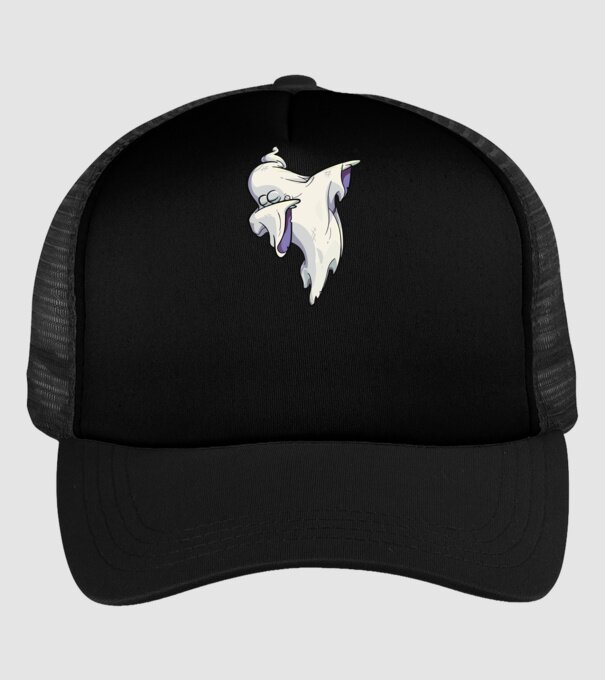 Dab ghost model negru pe tricou