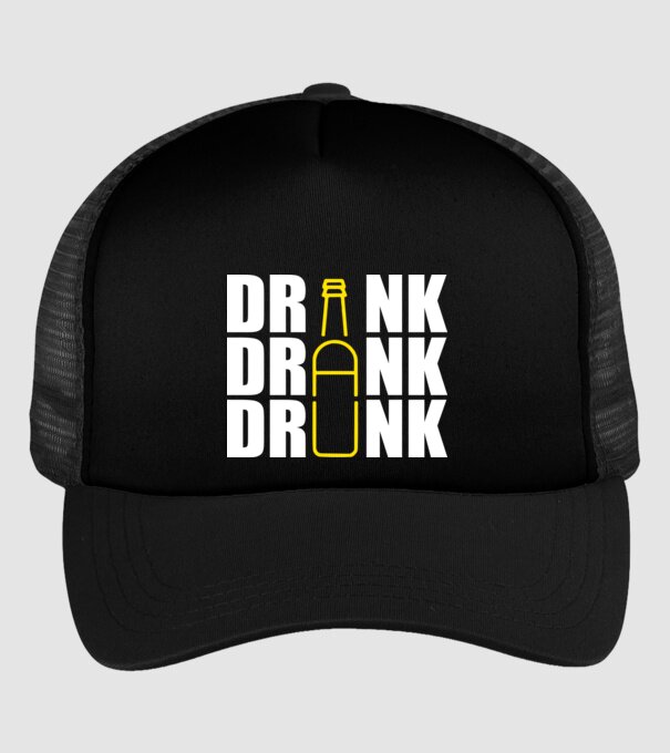 Drink drank drunk model negru pe tricou