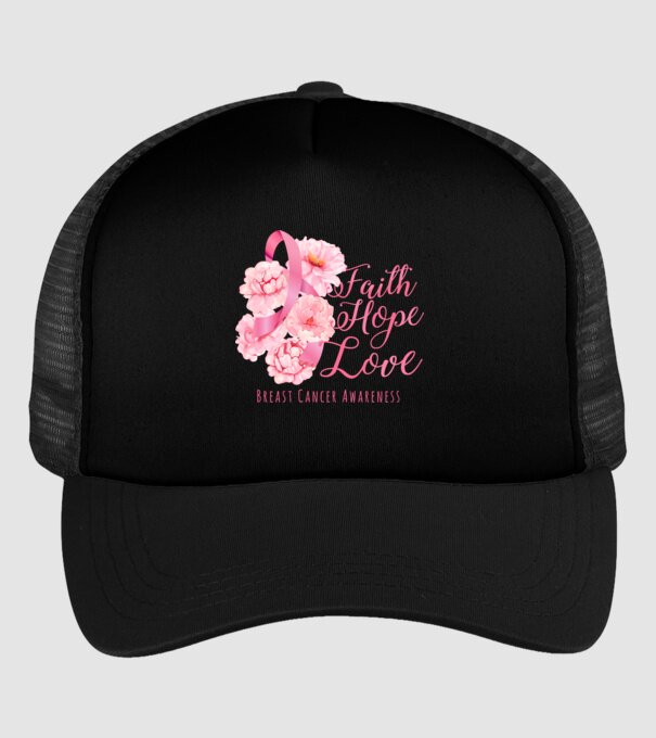 Faith hope love model negru pe tricou