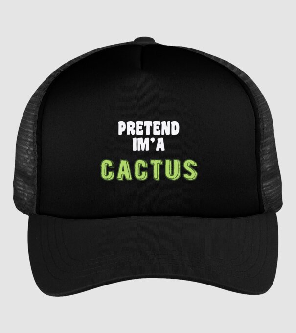 Cactus carnaval model negru pe tricou