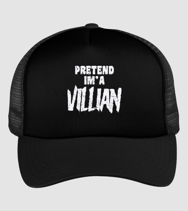 Villian carnaval model negru pe tricou