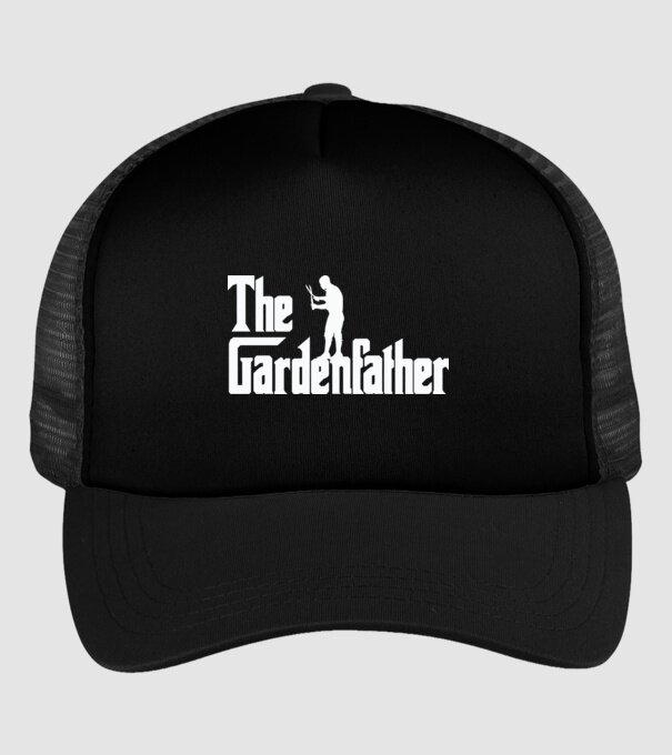 The Gardenfather model negru pe tricou