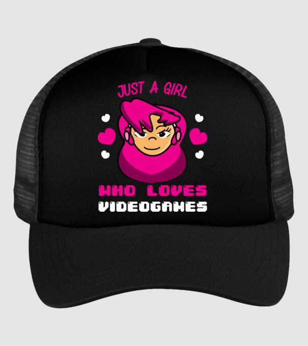 Girl Gamer model negru pe tricou