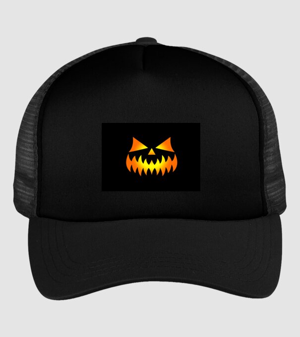 CAP DE DOVLEAC DE HALLOWEEN model negru pe tricou