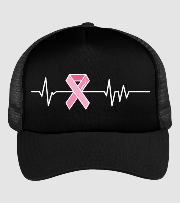 Heartbeat faith model negru pe tricou