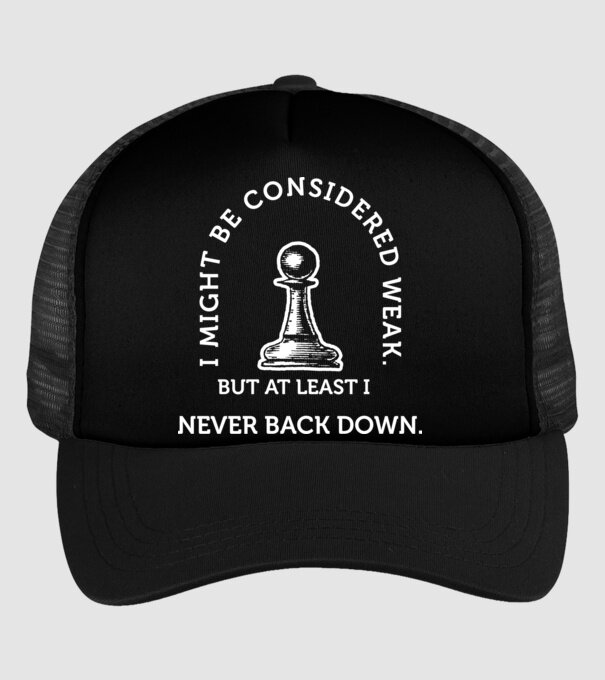 I might be considered weak drk model negru pe tricou