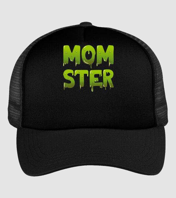 Momster model negru pe tricou