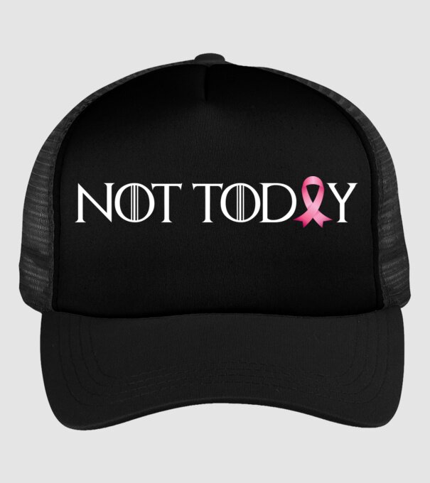Not today model negru pe tricou