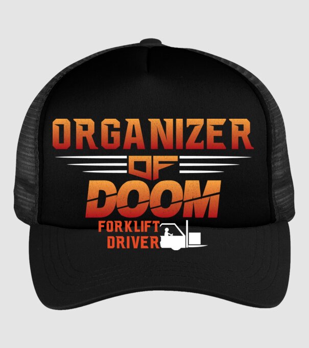 organizer of DOOM model negru pe tricou